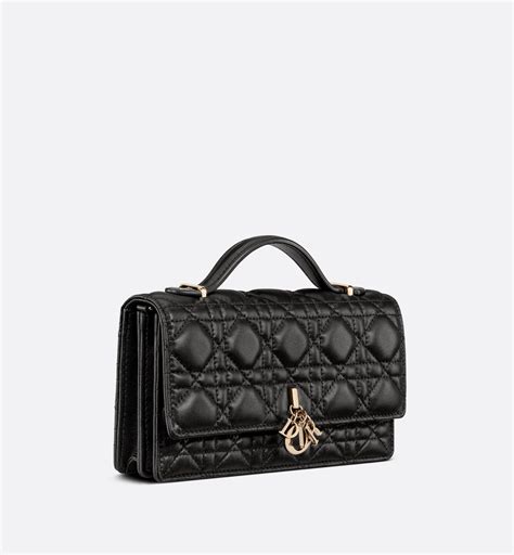 black miss dior bag|small lady Dior bag price.